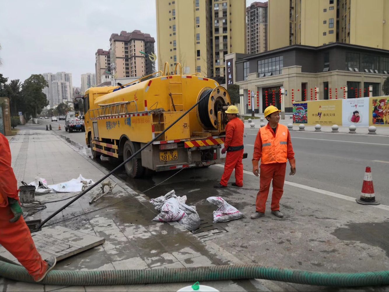宁明排污管道清淤-管道清洗